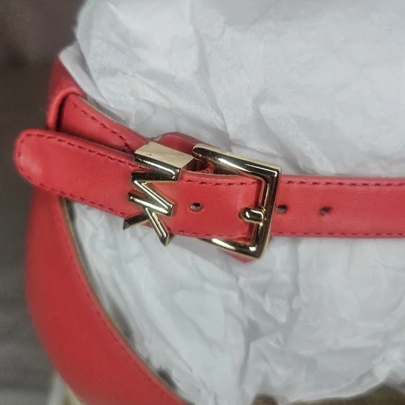 MICHAEL Michael Kors Serena Wedge Espadrille Sandals Color Dahlia Retail $145 - Picture 10 of 15